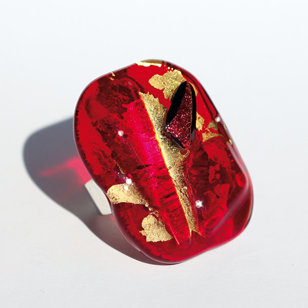 Mara Lombardi-PERREF001K_2-GLASS WEAR-PERMANENT RED-RED FLASHING LIGHT-Ring