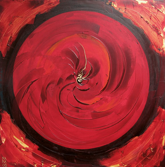 Mara Lombardi - Red Passion 6 Vertigo - Permanent Red - Art
